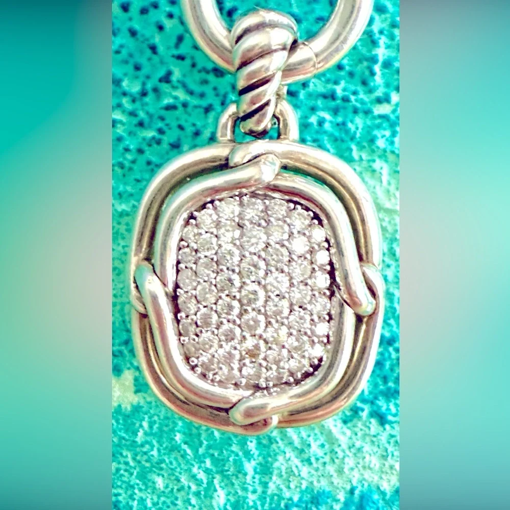 HP 🎉David Yurman Labyrinth Diamond Enhancer - Picture 9 of 15